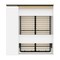 Bestar Orion Full Murphy Bed with Narrow Shelving Unit (79W), White & Walnut Grey 116890-000017 - alternate 6